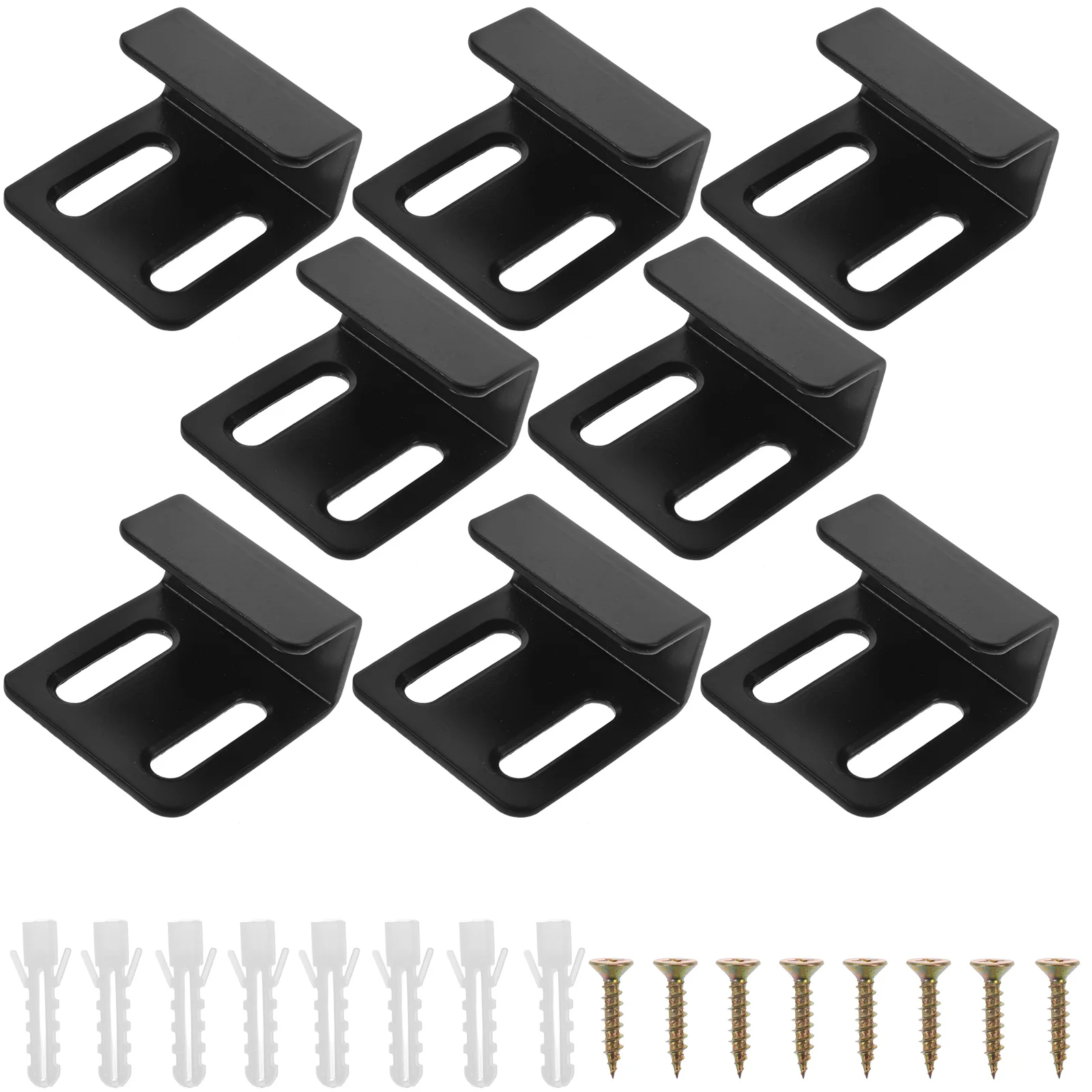 

Tile Hangers Heavy Duty Mount Adjustable Corner Brackets Rust Resistant Strong Support Mirror Brackets Concrete Wall Hanger