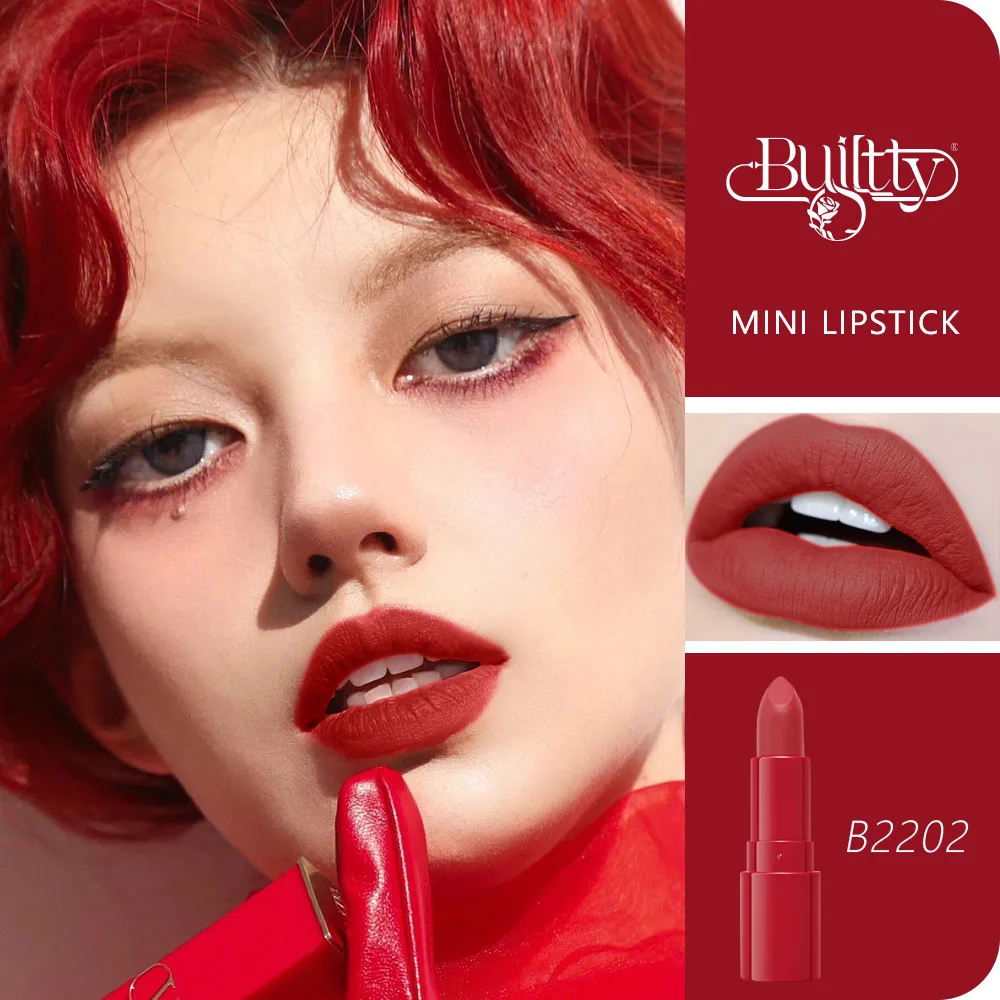 Neue Koreanische Make-Up Mini Rot Lippenstift 24 Stunden Wasserdicht Matt Langlebig Farbton Nude Rosa Nette Matte Lippenstift Schönheit