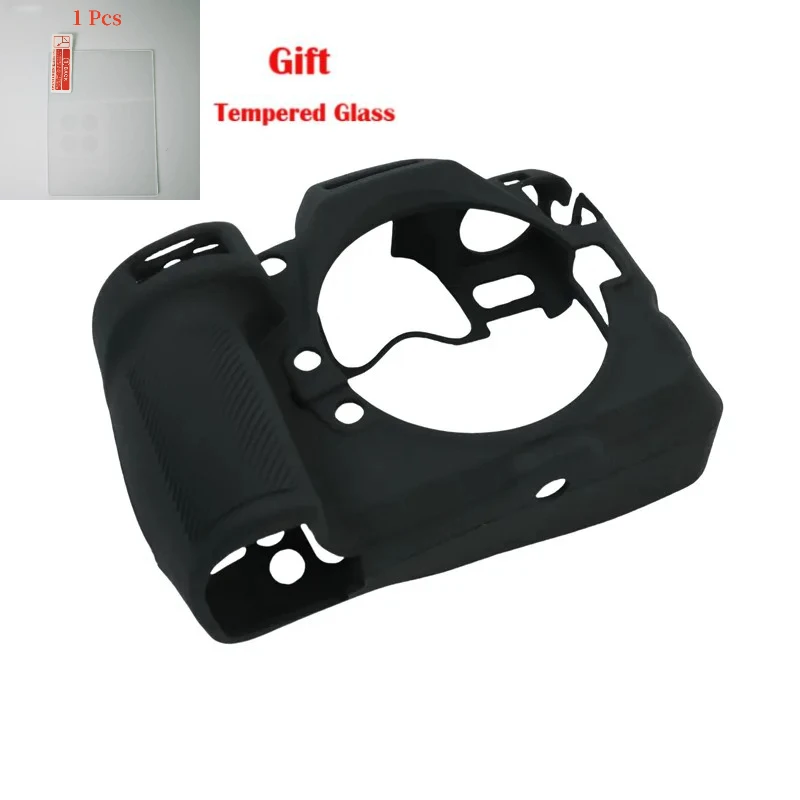 

Silicone cover, For Nikon z8 camera bag body z8 camera protective cover, soft rubber case + Tempered Glass LCD Protective Film
