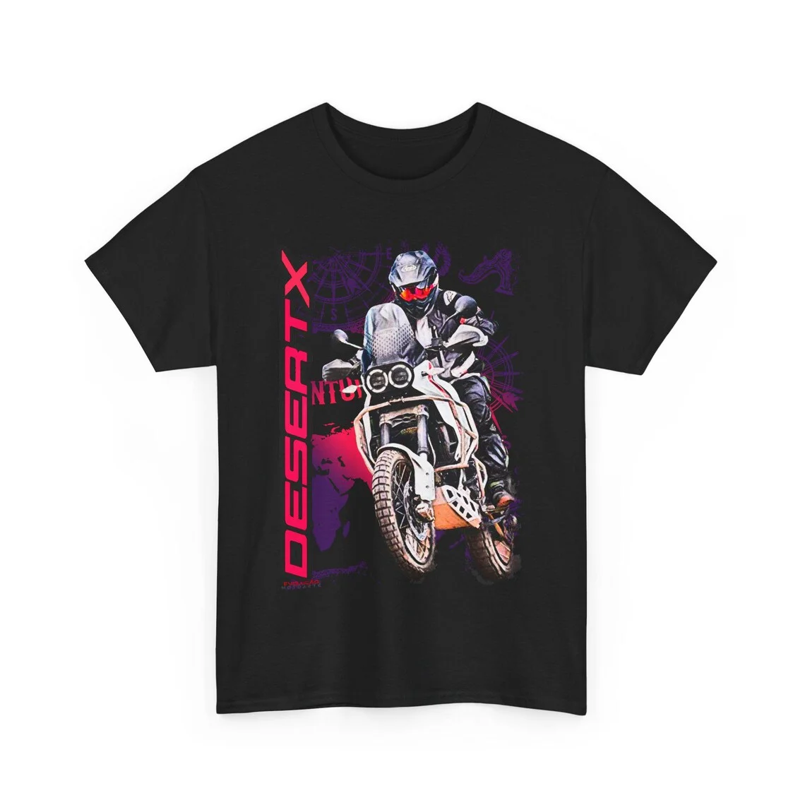 

DesertX T Shirt The Perfect Adventure Gift For ADV Rider Fan Top For Owners Husband Present Bike Moto Lover Rider