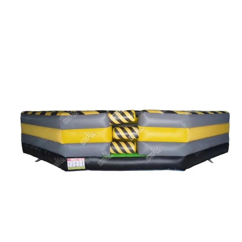 Toxic Meltdown Inflatable Sweeper Game Wipeout Challenge Last Man Standing Interactive Inflatable Sport Game