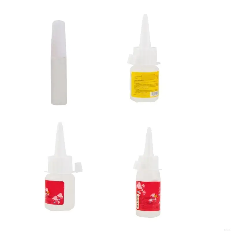 W89C 5 PCS Clear Liquid Pegue Tabres Adhesivo Adhesivo Diy Diy Adhesivo Líquido impermeable Secado para nave bricolaje