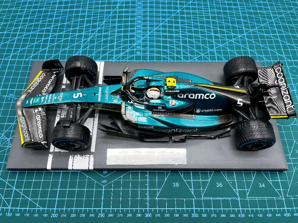 

Minichamps 1:18 F1 AMR22 Vettel Monaco 2022 Simulation Limited Edition Resin Metal Static Car Model Toy Gift