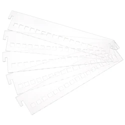 16 Positions Floss Organizer 5pcs Thread Holder Card for Cross Stitch Rectangle Floss Bobbin Acrylic Thread Organizers