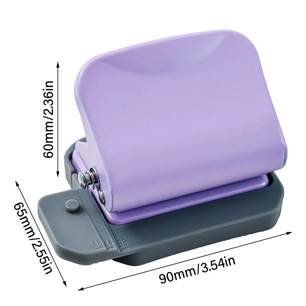 Labor-saving 6-Hole Paper Punch For A4 A5 B5 Paper 6-Hole Round Hole Puncher Notebook Scrapbooking Binding Mannual