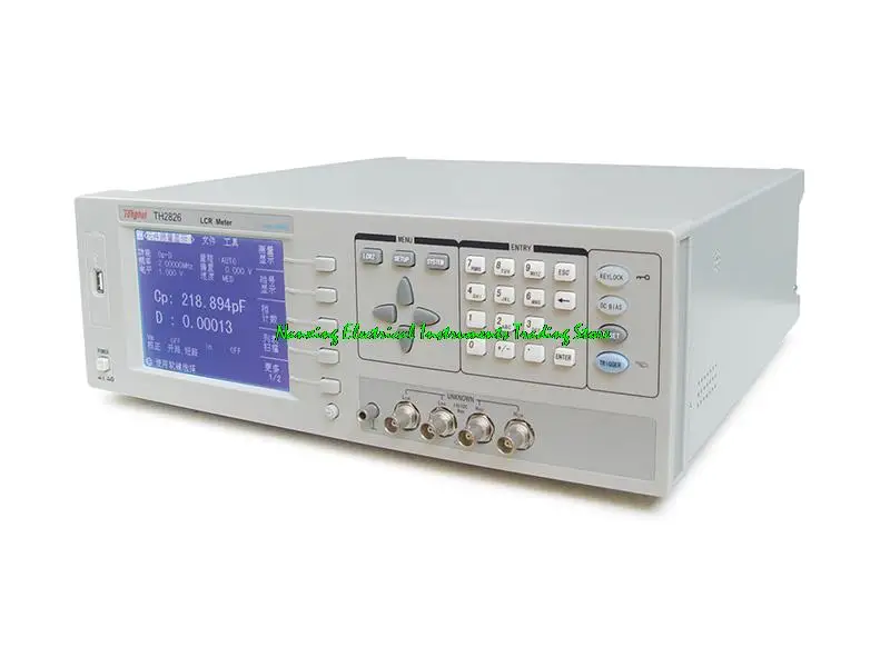 Tonghui TH2826 High Frequency Economic LCR Meter Capacitance inductance resistance tester 20Hz-5MHz Step 10mHz,Hi-accuracy 0.1%