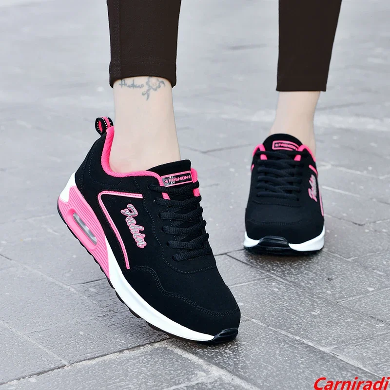 Fashion Cushioning Springback Athletic Running Shoes Women Big Size Baskets Sport Casual Sneakers Ladies Non-slip Jogging Shoes