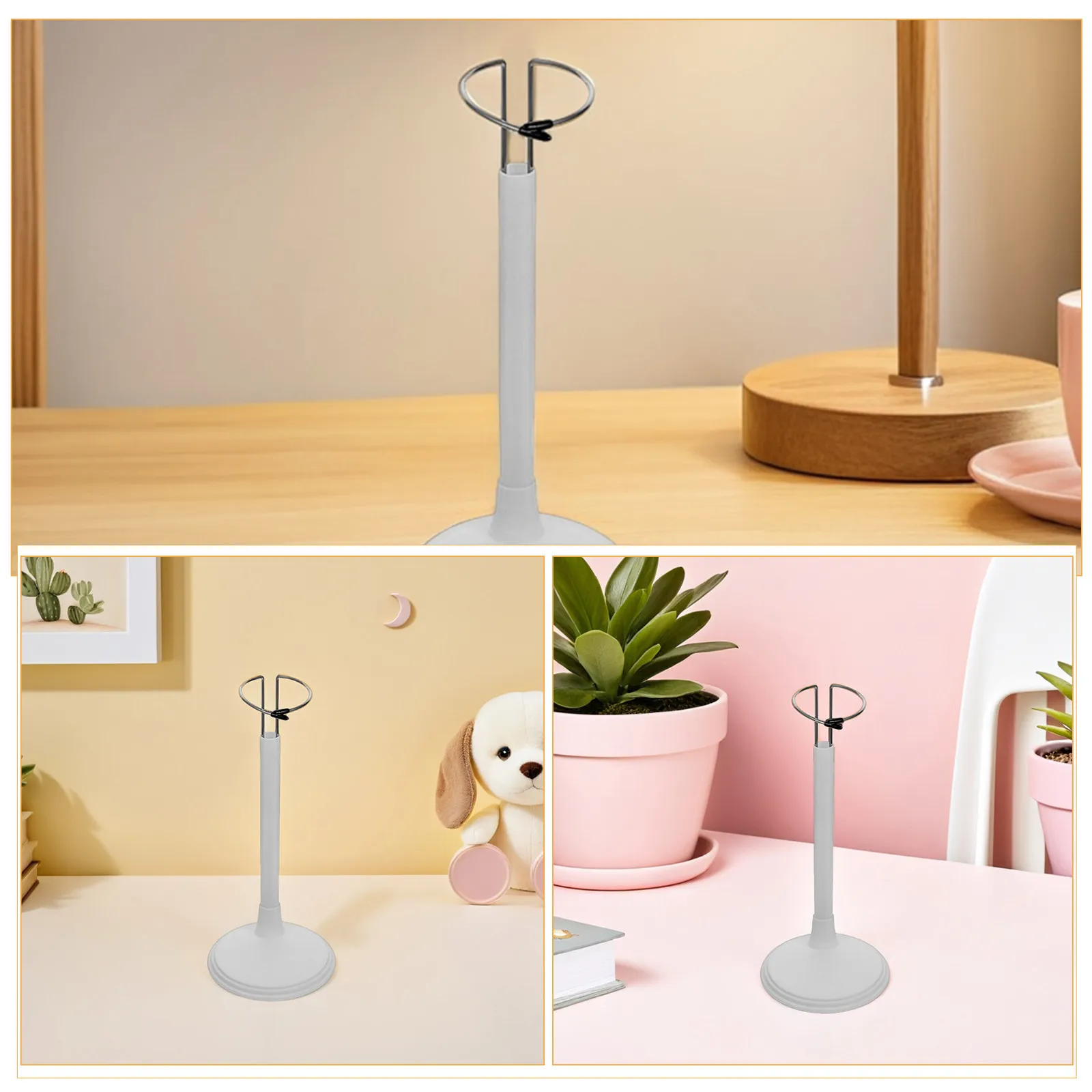 5pcs Stand Holder Adjustable Display Risers For Stuffed Animals Action Figures Figurines Display Rack Shelf For Miniatures view 3