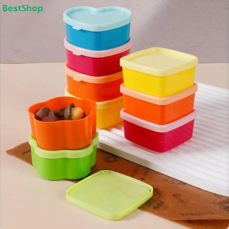 〔R〕Mini Storage Kitchen Spice Box With Lid, Seasoning Container, Small Sauce Cup, Reusable