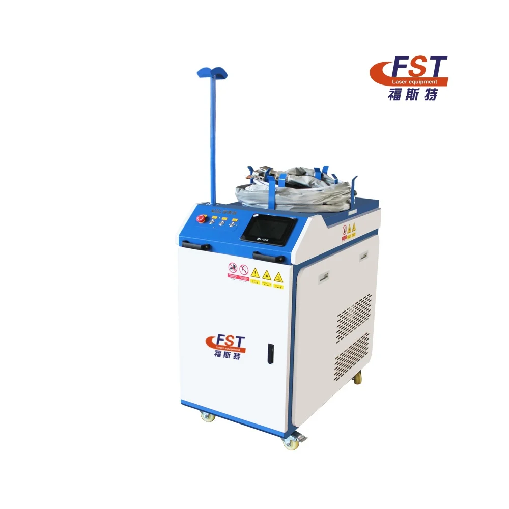 

Factory Direct 1000W 1500W 2000W 3000W Fiber Laser Cleaning Machine for Continuous Processing