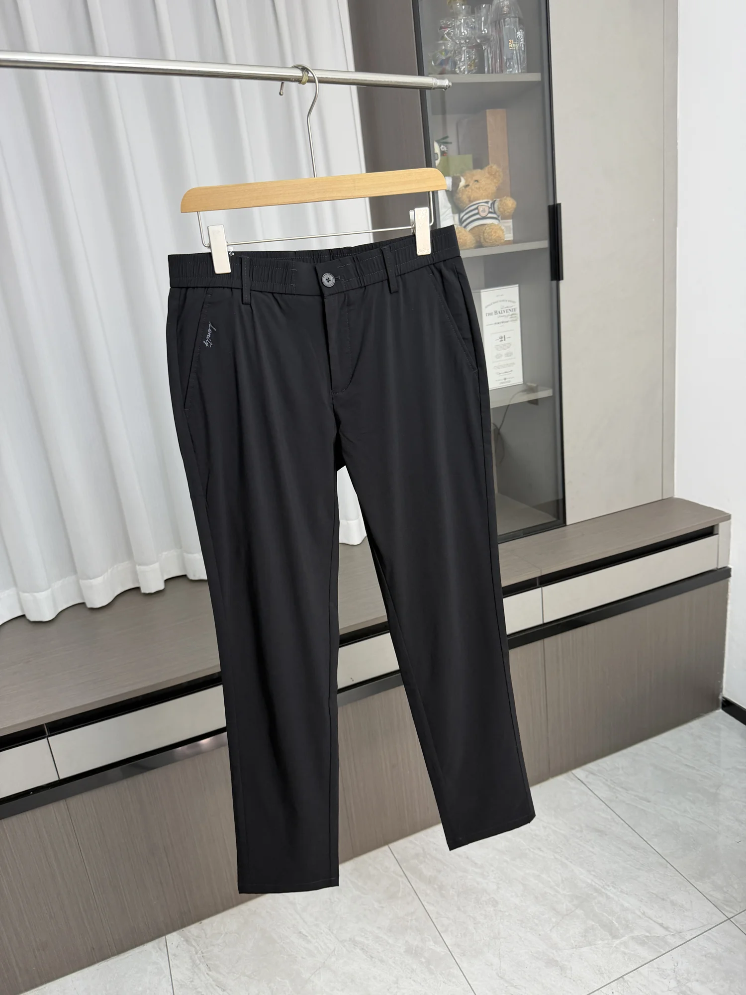 Fine Breathable Straight Leg Casual Pants for Men Spring Summer  Color Versatile Comfortable Commuting Trendy