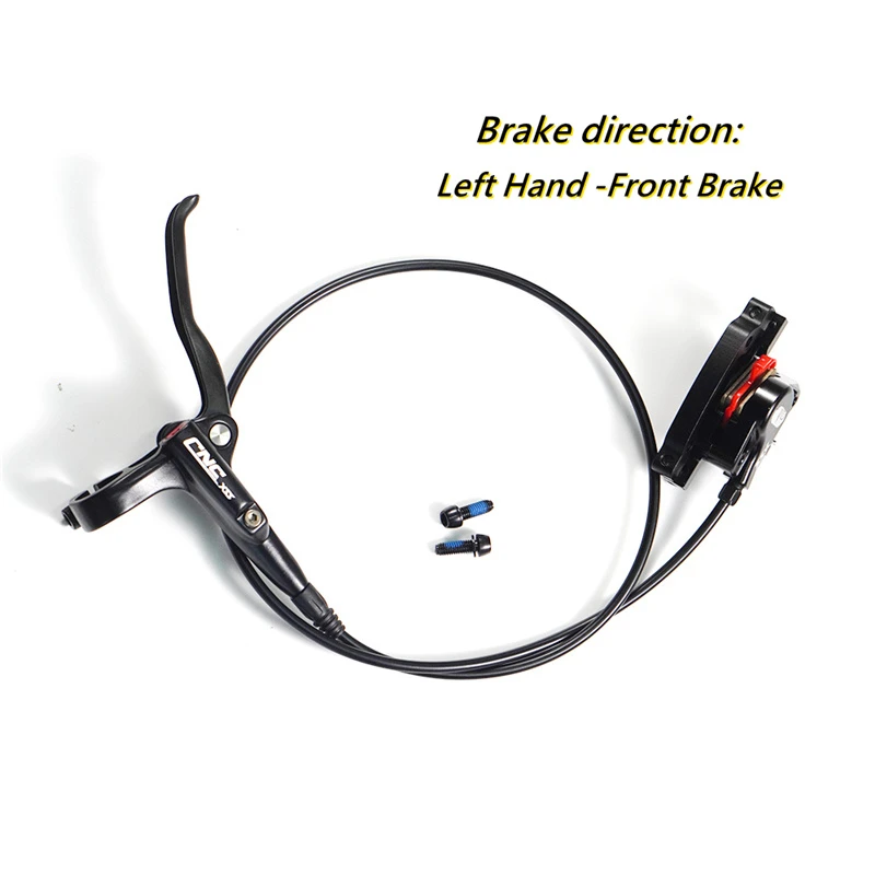 CNC MTB Bike Oil Pressure Brakes Caliper+Levers Set Front 750mm Rear 1350mm Mountain Bicycle Hydraulic Disc Brake