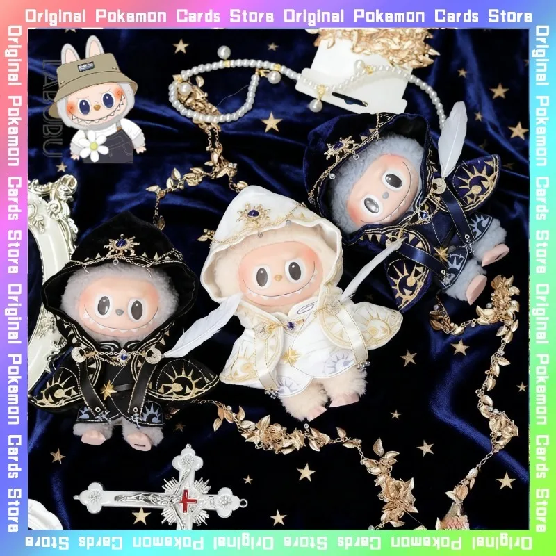 

Only Clothes for 17cm V1 V2 V3 Labubu Priesthood Mantle of The Temple Magician Set Doll Accessories Decoration Toy Birthday Gift