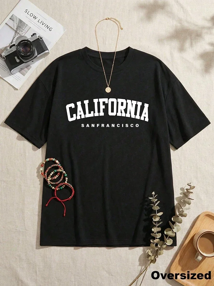 Fashion Womens T-shirt Cotton Print Casual O-Neck Short Sleeve Outdoor Sports Jogging Woman Clothing 2026 Summer Streetwear Tees