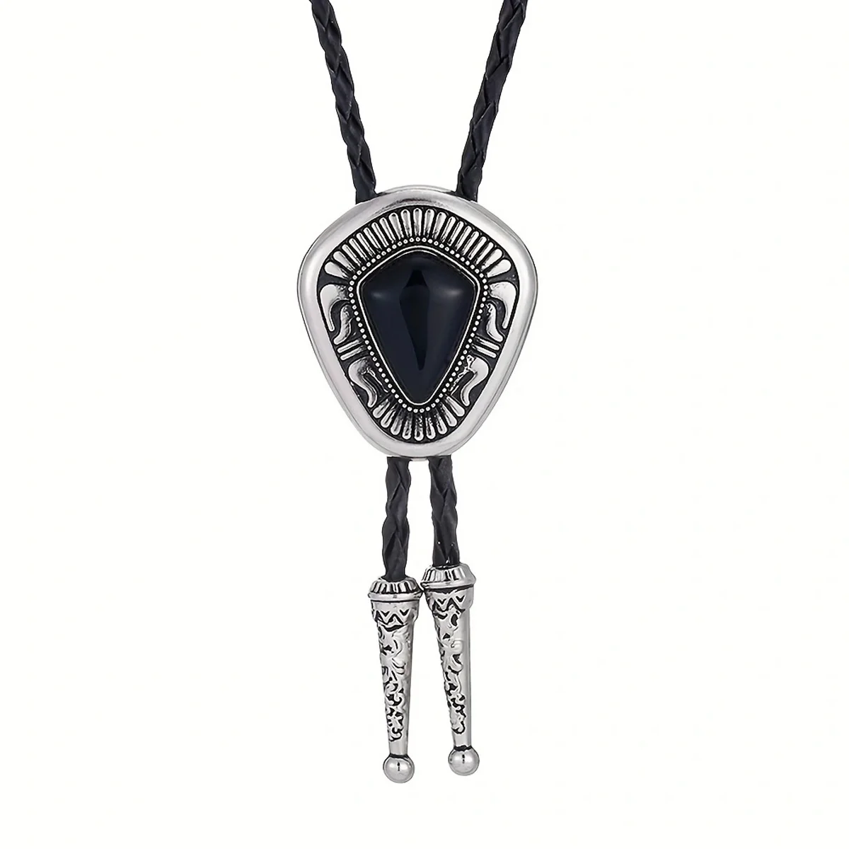 Retro Western Cowboy Krawatte im Diamant-Stil Bolo Tie Hochzeits- und Party-Accessoires – Detail 5