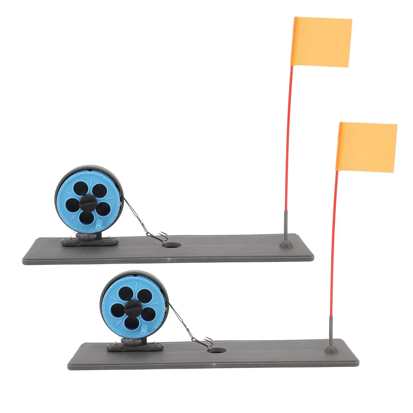 

Portable Fishing Rod Tip-Up Marker for winter Adventures