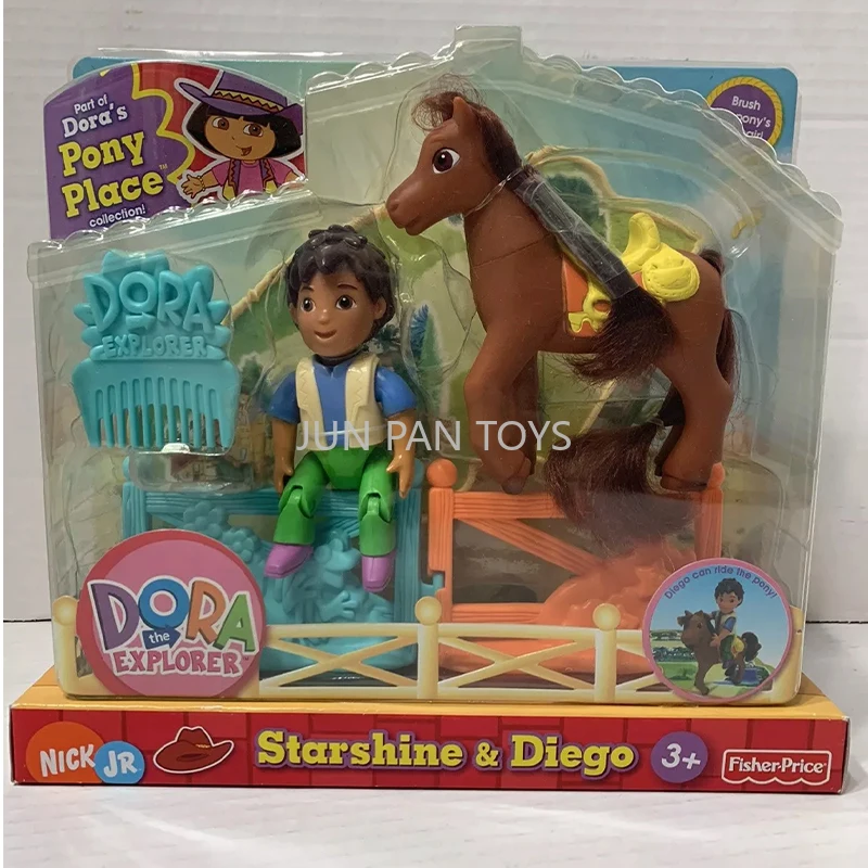 Fisher-Price Nick Jr. Dora's Explorer Pony Place Collection Butterfly Starshine Diego Twins Mini Action Figure Playset Toys 1pc