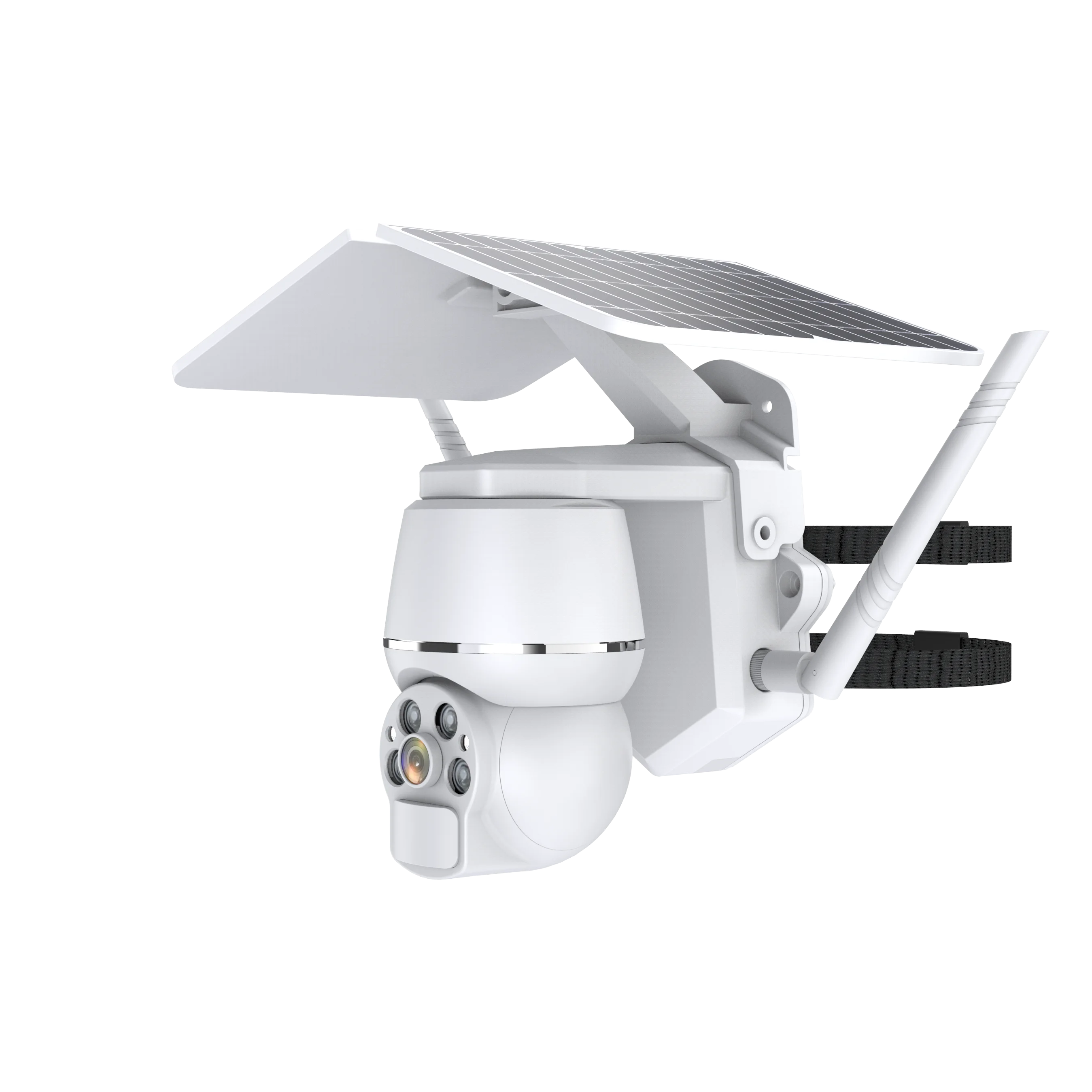 

4G Solar CCTV Hi3518E SoC Speaker Wide View Angle 120 Degree