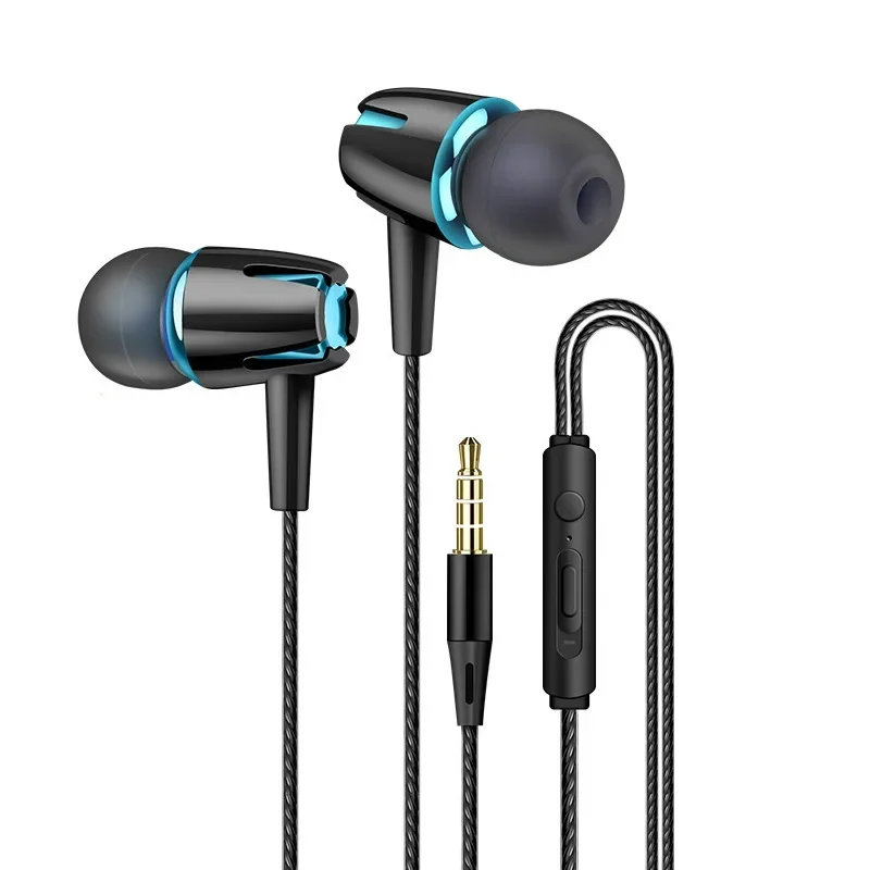 

Suitable for Android Phones, PC Music Calling Accessories, Universal 3.5mm Wired Noise Cancelling Stereo in Ear Headphones