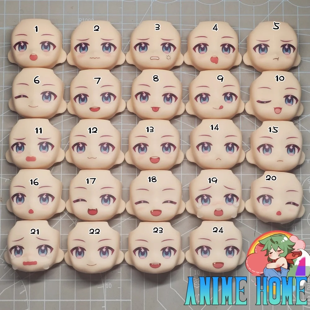 Game Love and Deepspace Rafayel Role Cos Handmade Q OB11 Faces Alternate Face Cosplay Gift Cute Lovely