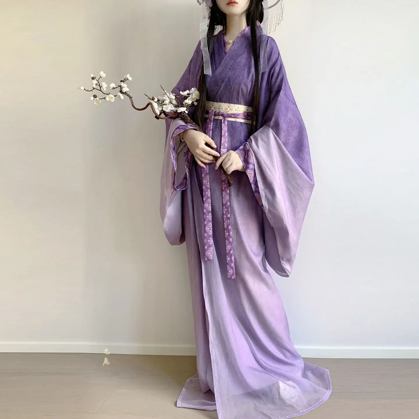 

Chinese Style Women's Hanfu Big Qiao Xiao Qiao COS Warring States Robe Restoration Edition Spring Autumn