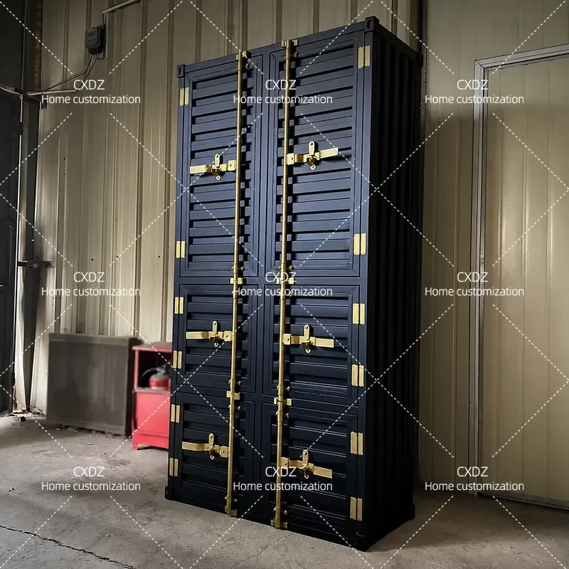 Industrial Wrought Iron Gym Locker Metal Storage Cabinet for Gymnasium Container Deposit Box File Cabinet
