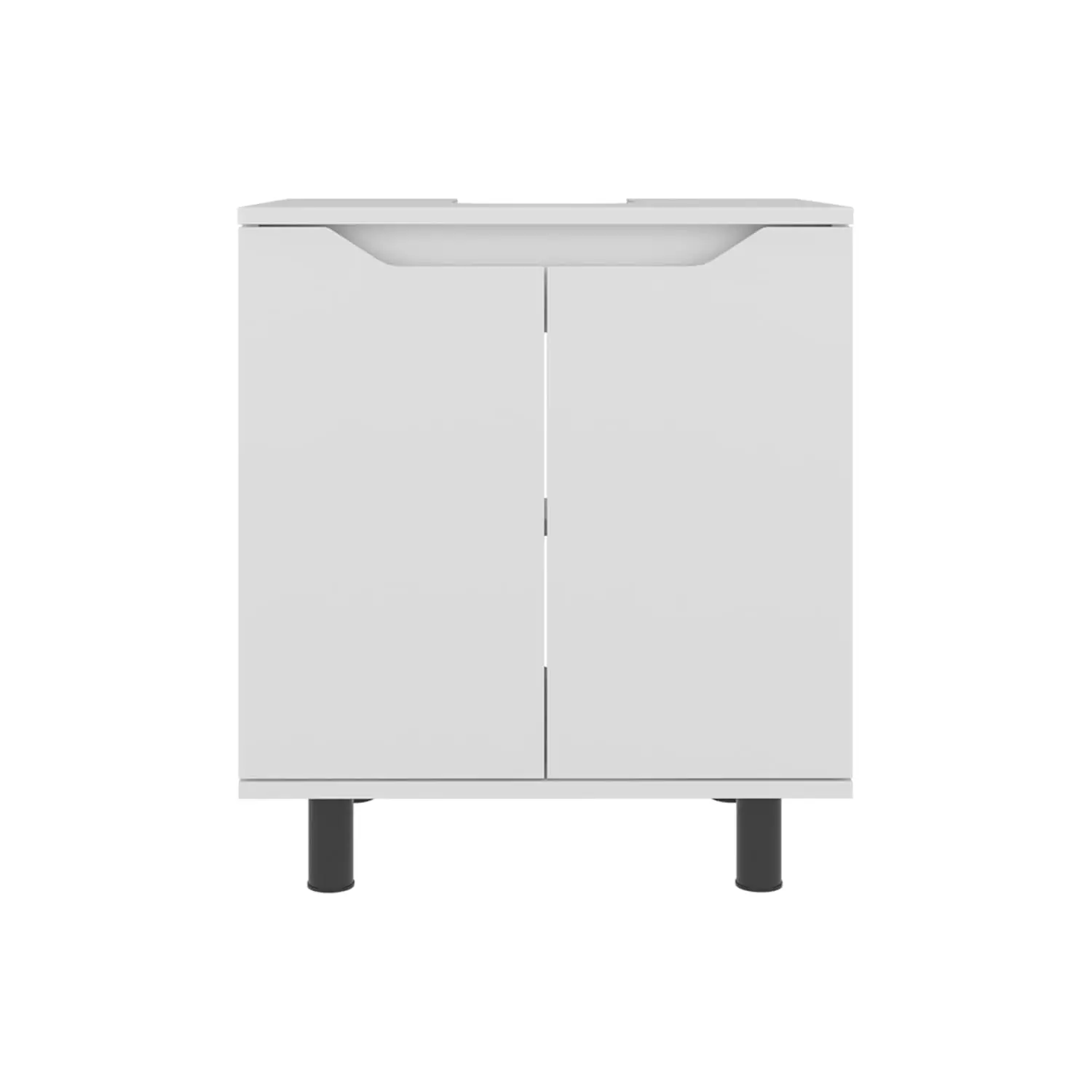22-Inch 2-Door Bathroom Under Sink Cabinet with Open Shelf, Customized