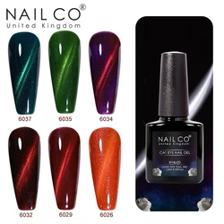 NAILCO Cat Eye Gel Nagellack 10 ml Regenbogenfarbe UV LED Nail Art Nagelgel Lack Nagellack Soak Off Lack Nagel Gelpolish