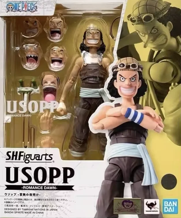 

In Stock Bandai S.H.Figuarts One Piece Usopp Romance Dawn Genuine Boxed Anime Action Figure Model Gift
