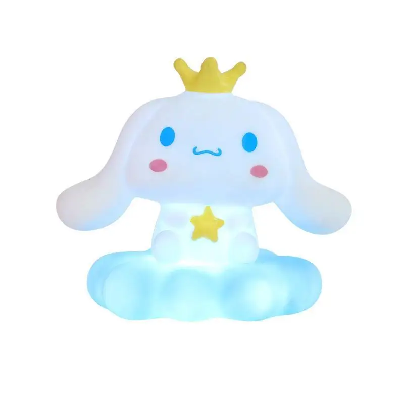 Sanrio Cartoon Kuromi Cinnamoroll  Cloud Atmosphere Lamp Creative Room Decoration Cute Night Light A Holiday Gift for Boys Girls