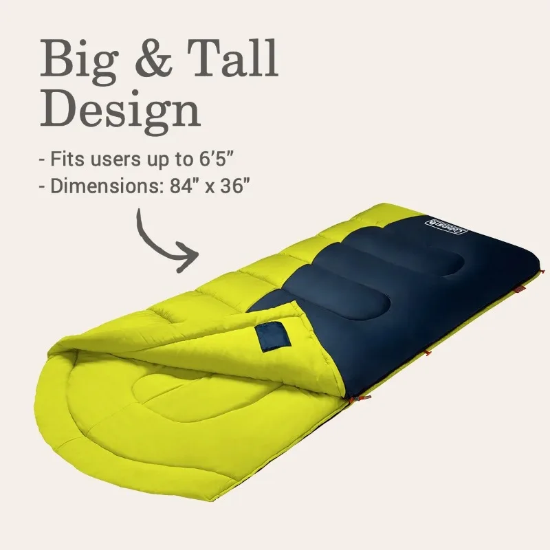 

Coleman Montauk 20F Big and Tall Sleeping Bag