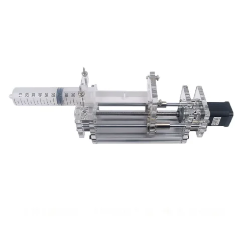 Laboratory Micro Pump Benchtop Syringe Pump with Latest Controller and Foot Switch - Syringe Propeller Glue Sampling Pump