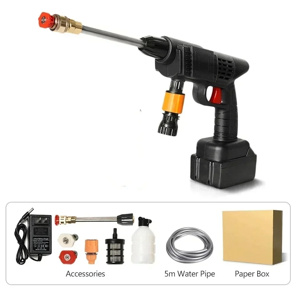 High Pressure Car Washer Gun Portable Garden Washing Water Wash Spray Gun Pressure Washers for Makita 18V Battery