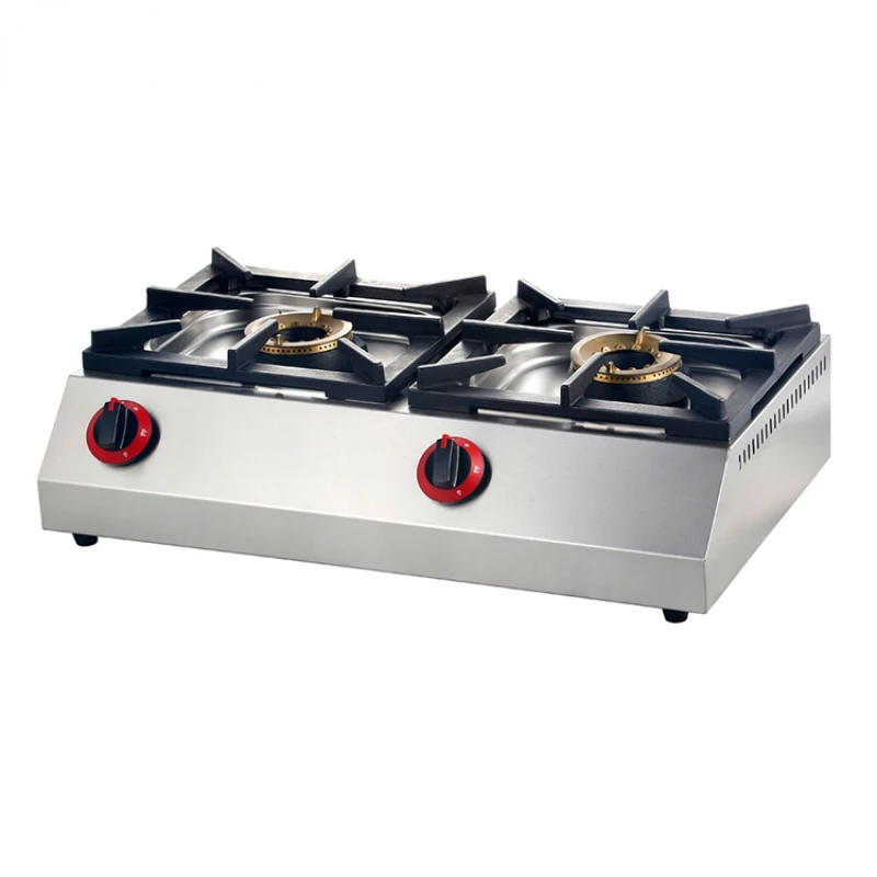 Stainless Steel China Commercial Kitchen Cooking 4 Burner Gas Stove/Professional Manufacturer Table Gas Stove Design