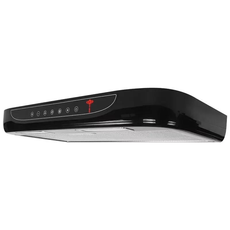 Caravan Range Hood RV Accessories Dual LED Light Design Black Super Oil Absorber For RV Motorhome Camper