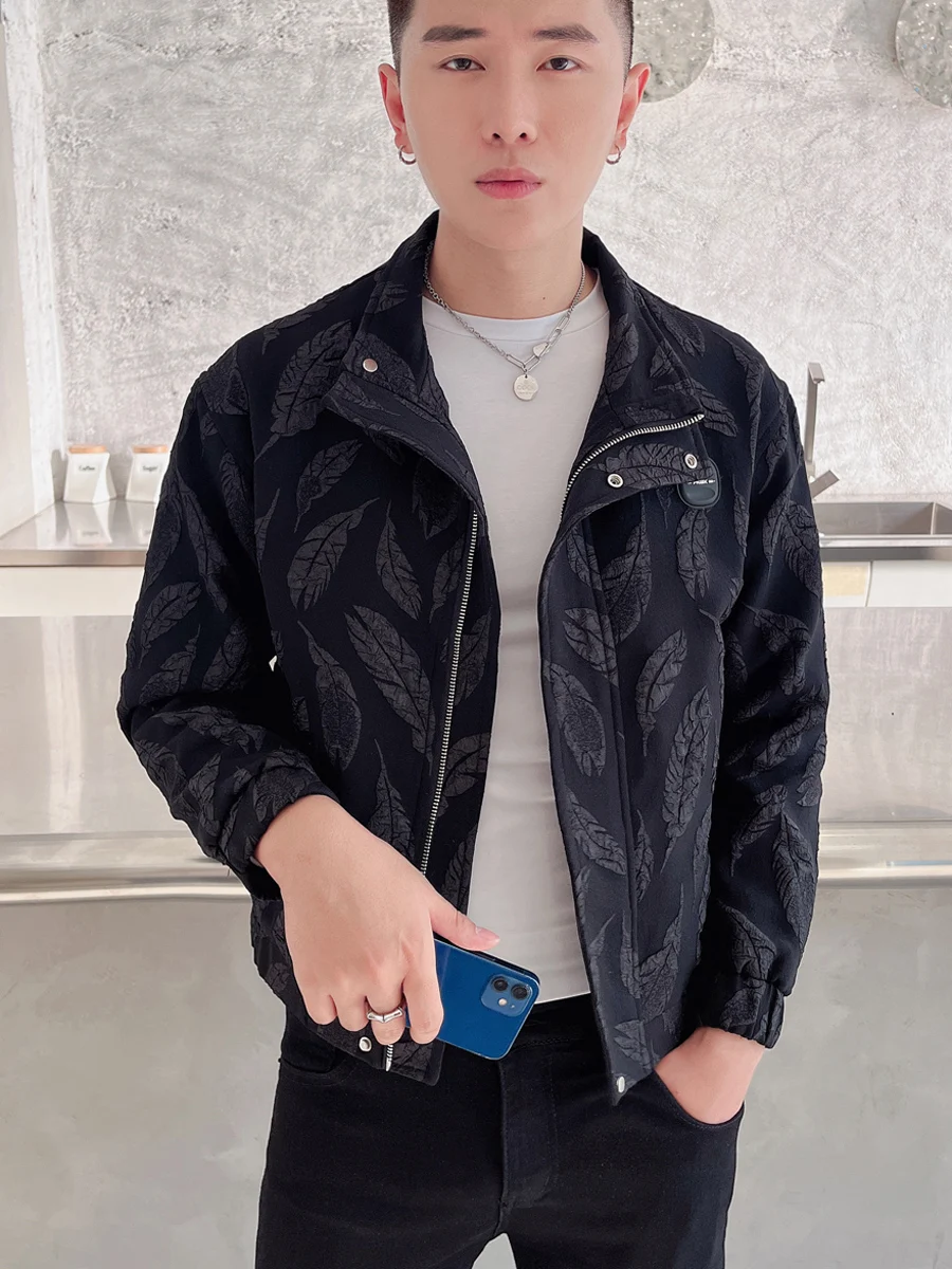 

Мужская повседневная куртка-рубашка с отложным воротником для весны и осени, модная новинка от Haome