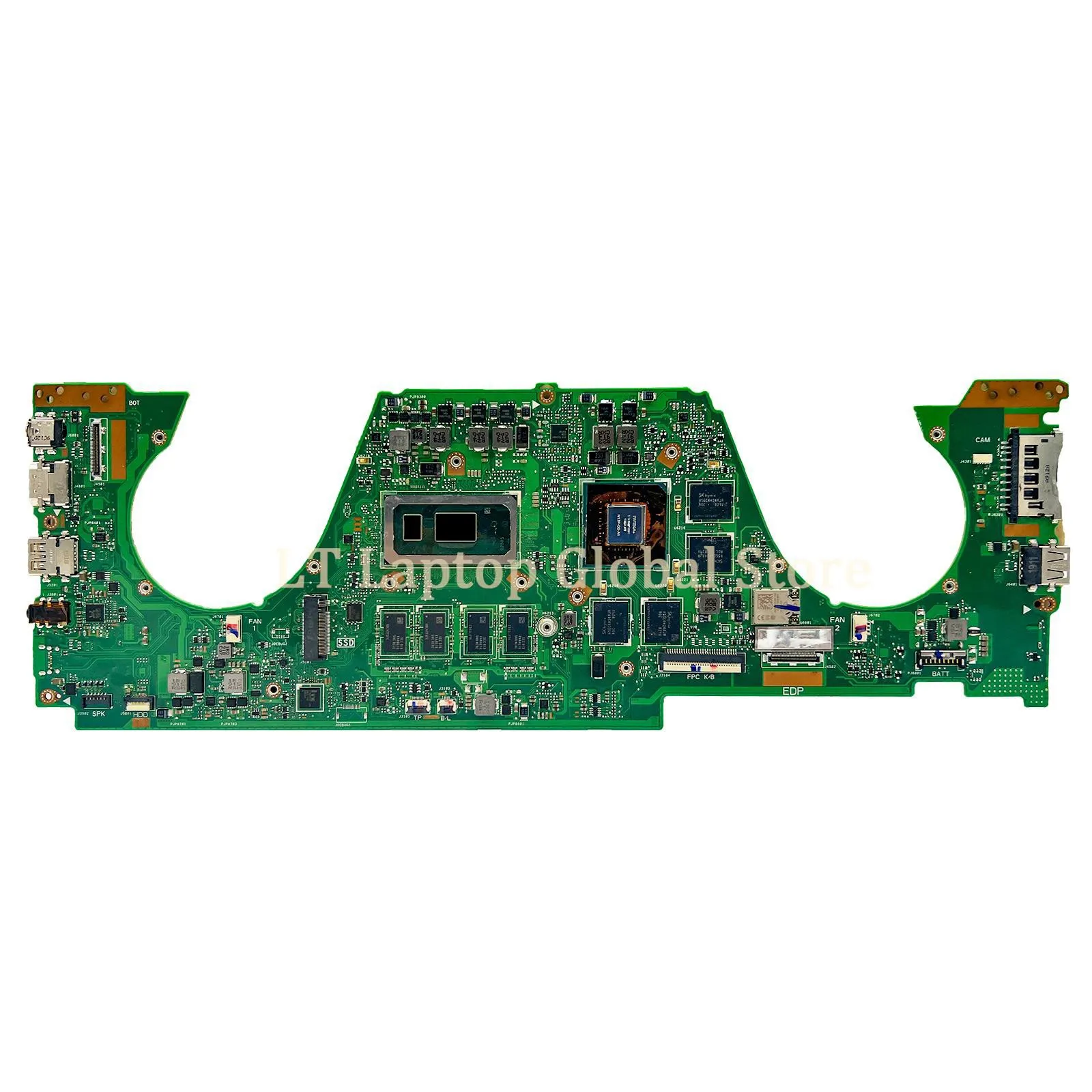 Ux562fd mainboard für asus zenbook flip 15 ux562f ux562 q547 q547fd laptop motherboard I5-8265U I7-8565U cpu 12g/ram GTX1050-2G