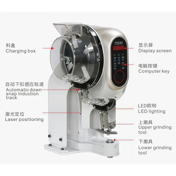 Auto Eyelet Machine Servo Grommet Press with Positioning for PVC Canvas Tarpaulin Banner Fabric
