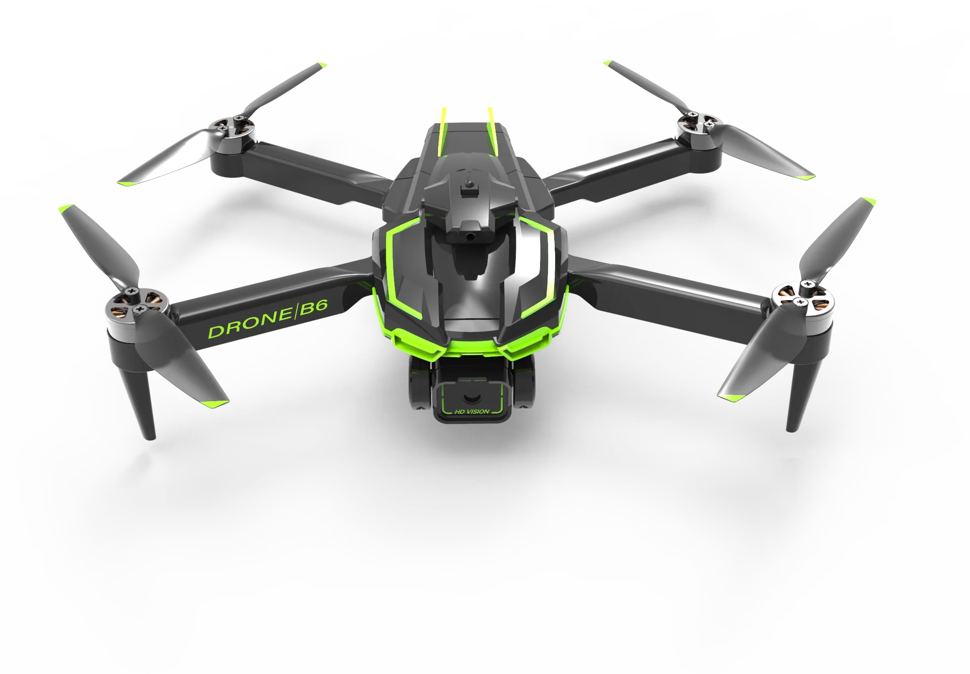 B6 RC Quadcopter Drone, One-Key Takeoff, 8K HD Camera, 360° Rolls, WIFI Remote Control, HPV Transmission, Suitable for Beginners