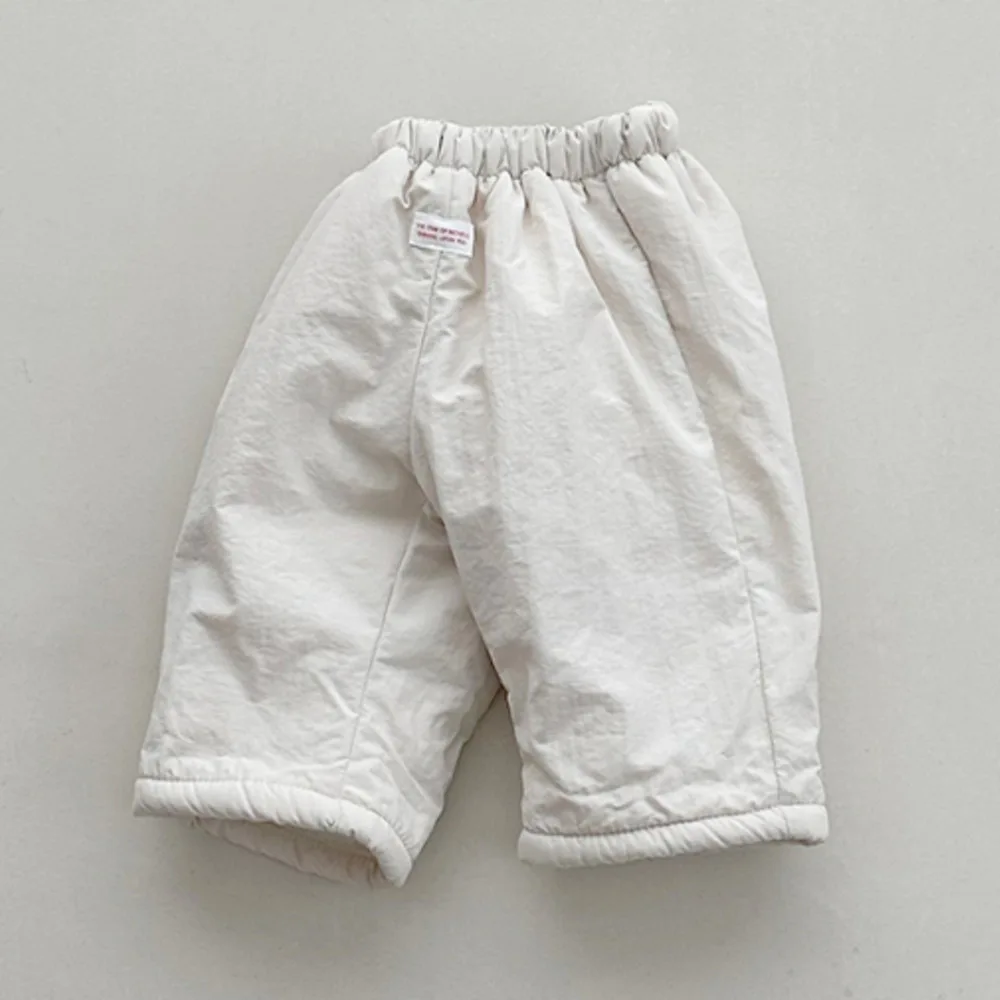 2026 New Winter Kids Fleece-Lined Padded Pants | Thick Warm Cotton Trousers for Baby Boys Girls | Korean Style