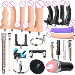 Rough Beast Sex Machine Attachment vac-u-lock Dildo Metal Nozzles Adapters Machine Gun Anal Plug Accessories For Woman and Man