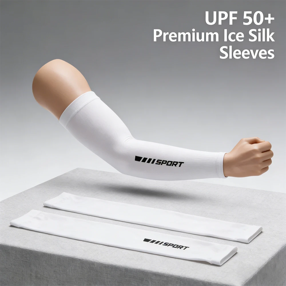 UV-Schutz-Armstulpen, 1/2/4 Paar, schnell trocknendes, feuchtigkeitsableitendes, atmungsaktives Set für Herren zum Laufen, Radfahren, Outdoor-Sportausrüstung