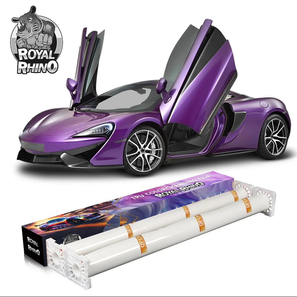 

ROYAL RHINO 5 Year Warranty PPF 7.5mil Transparent Clear Car Paint Protection Film Self Healing Car TPU PPF Protection Film