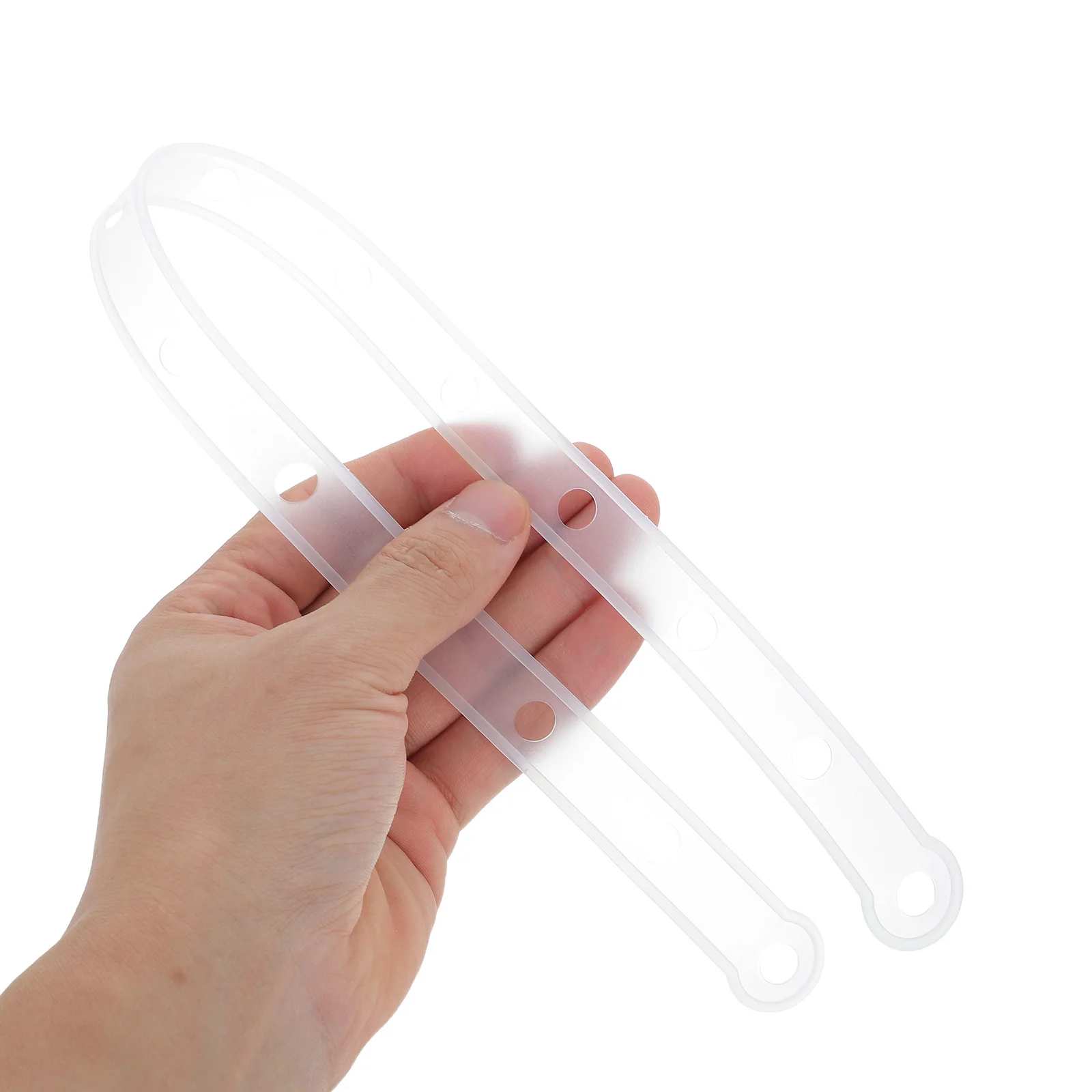 

10Pcs Stable White Plastic Display Hanger Connector Strips Heavy Duty Garment Organizer Closet Storage Hanging Solutions