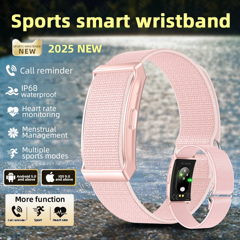 

Смарт-браслет Смарт-часы Мониторинг сердечного ритма HRV Фитнес-трекер Женский менструальный цикл Фитнес Смарт-браслет для женщин