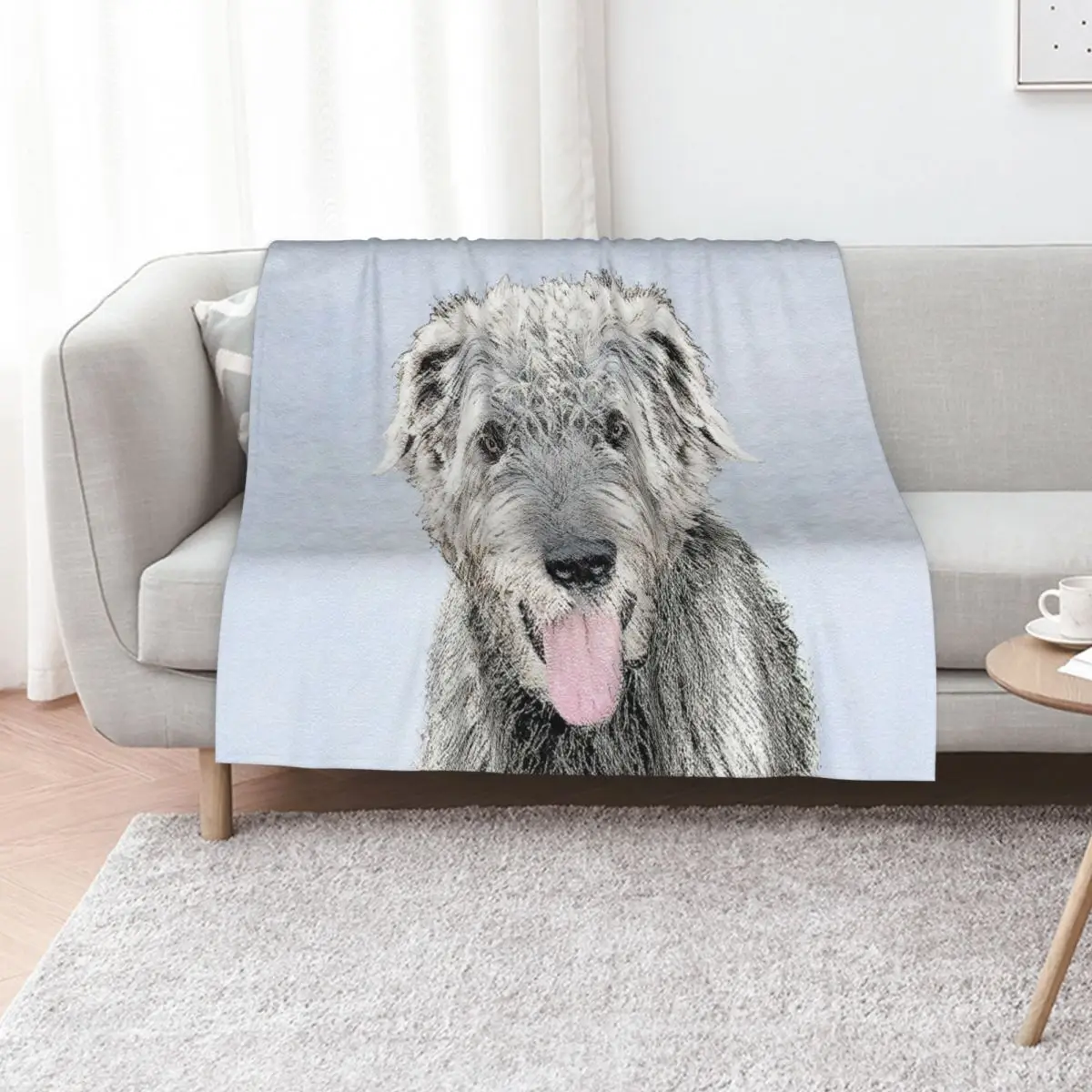 Irish Wolfhound Throw Blanket Heavy For Sofa Thin Softest Weighted Giant Sofa Sleeping Bag Blankets