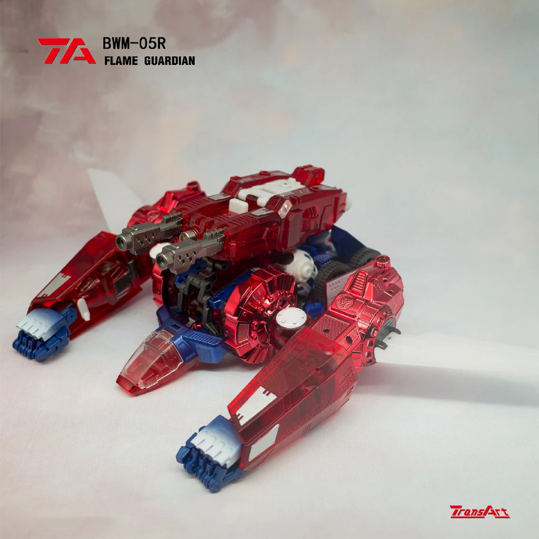 TransArt Toys BWM-05R BWM05R BWM-05 BWM-05B Flame Guardian Versione rossa Primal Prime Optimus Changer Action Figure