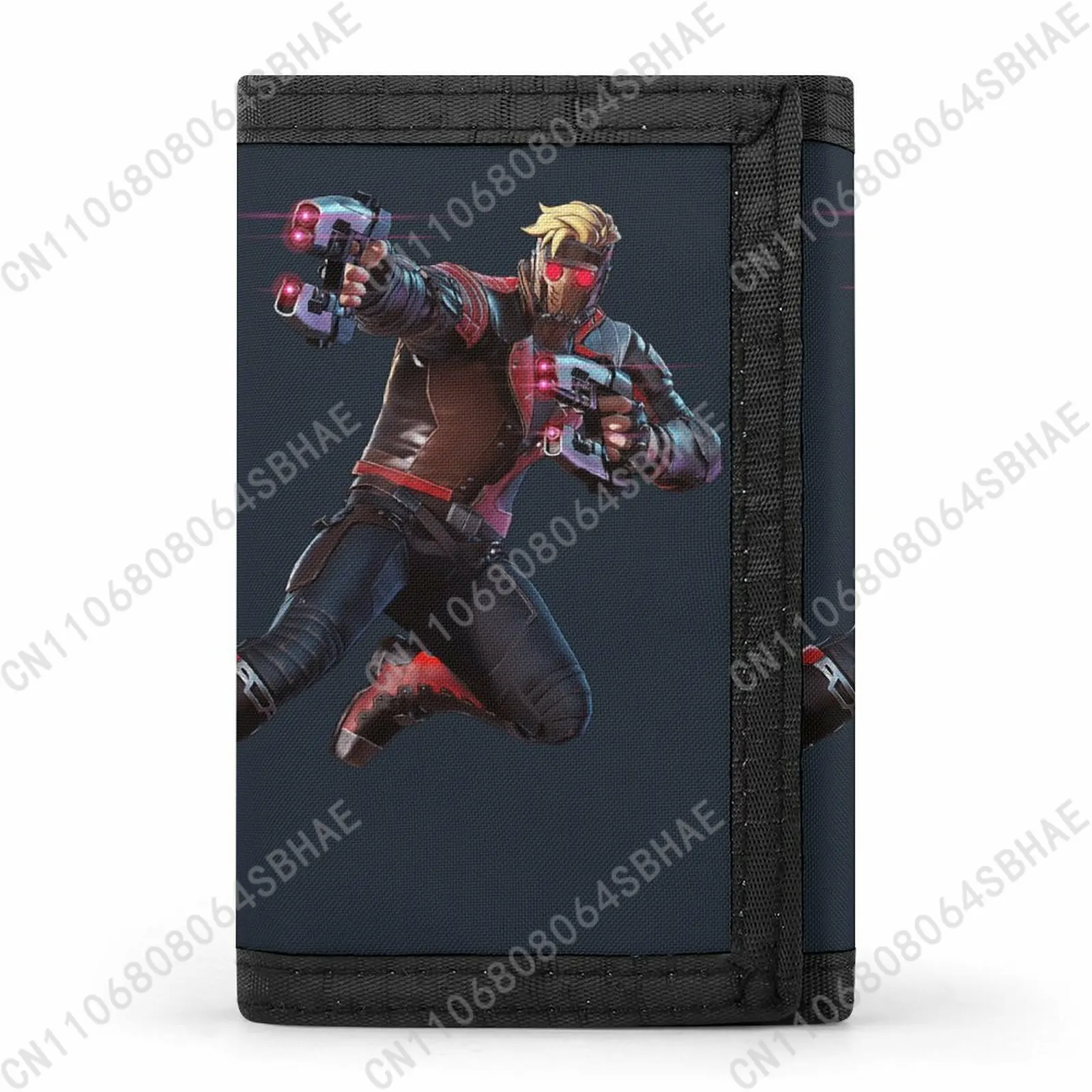 

Marvel Star Lord Tri Fold Wallet Teenage Girls Boys Slim 3 Fold Card Personalized Pattern Purse School Daily Use Cosplay