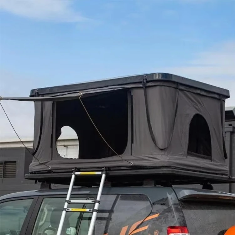 Applicable to Portable folding waterproof roof tent hard shell aluminum camper tent travel sun off-road vehicle off-road