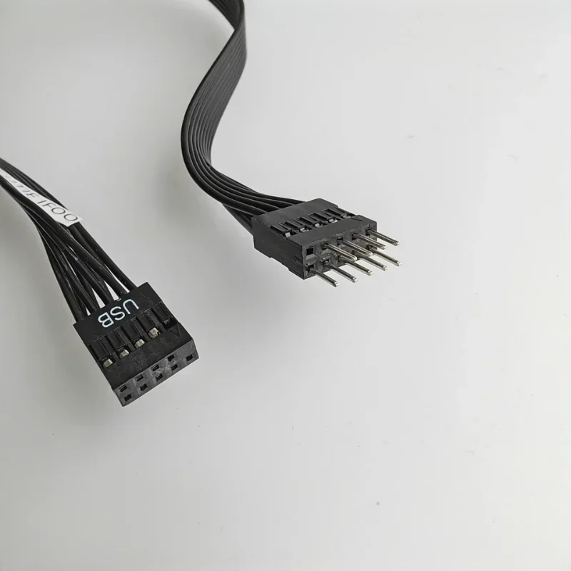 9-PIN USB2.0 Computer Motherboard Extension Cable 9PIN Male To Female Header Internal Port USB Data Cord 24AWG 30cm